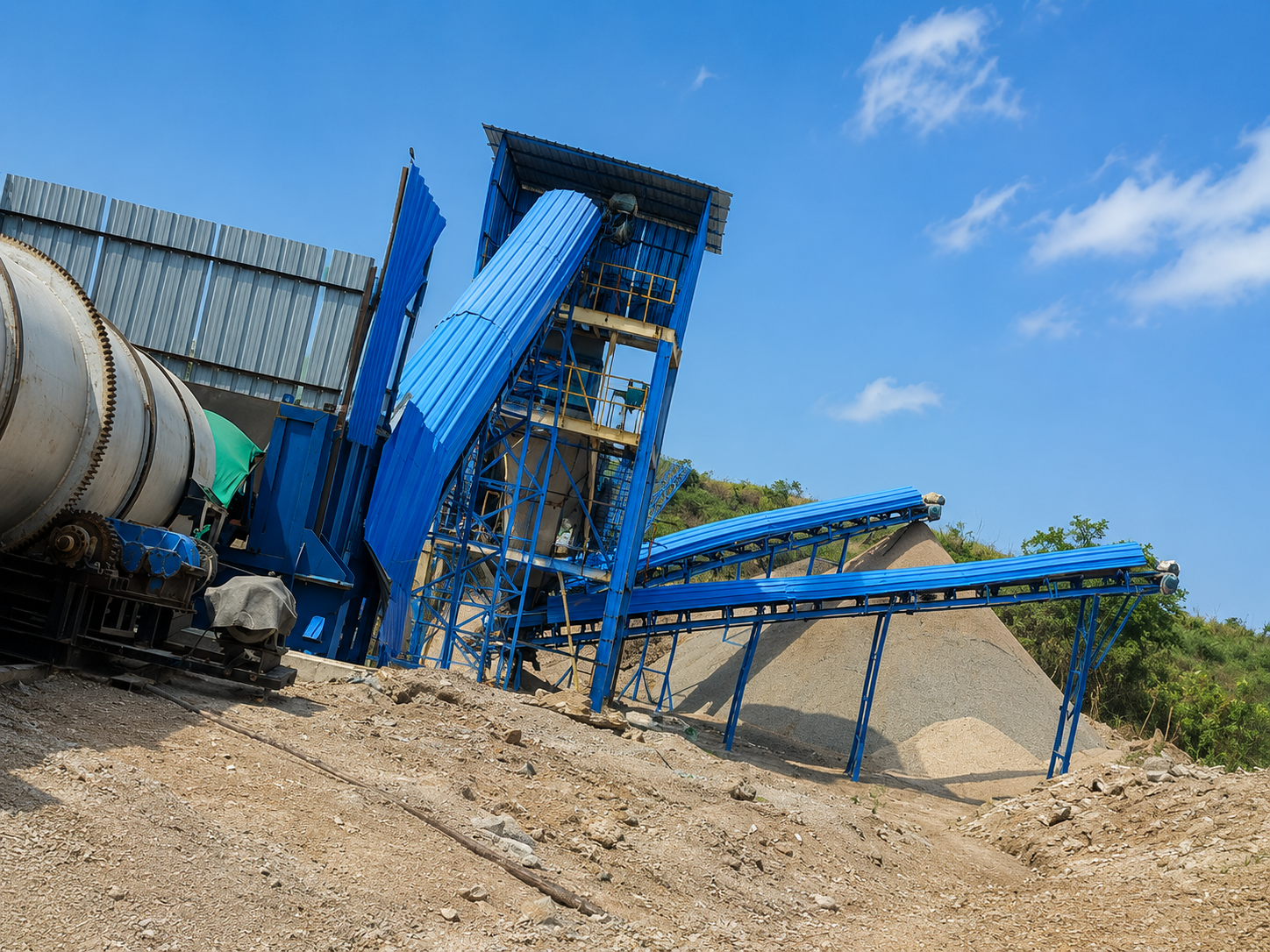 C&D Waste Recycling Plant with Sand Dryer