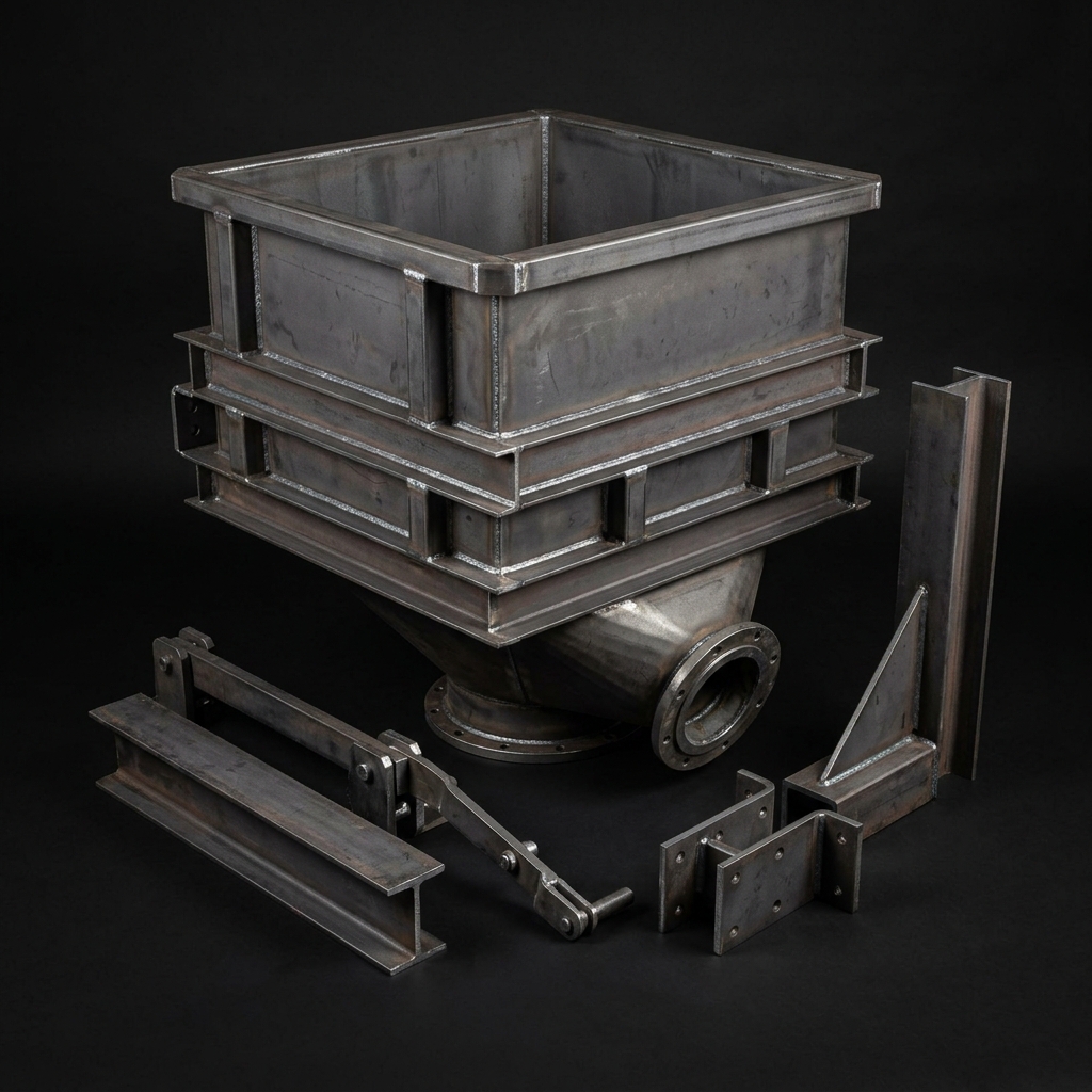 Heavy Gauge Steel Hopper Structural Components