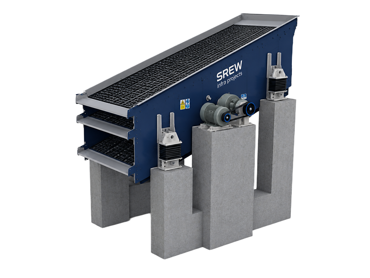 Damping Vibrating Screen