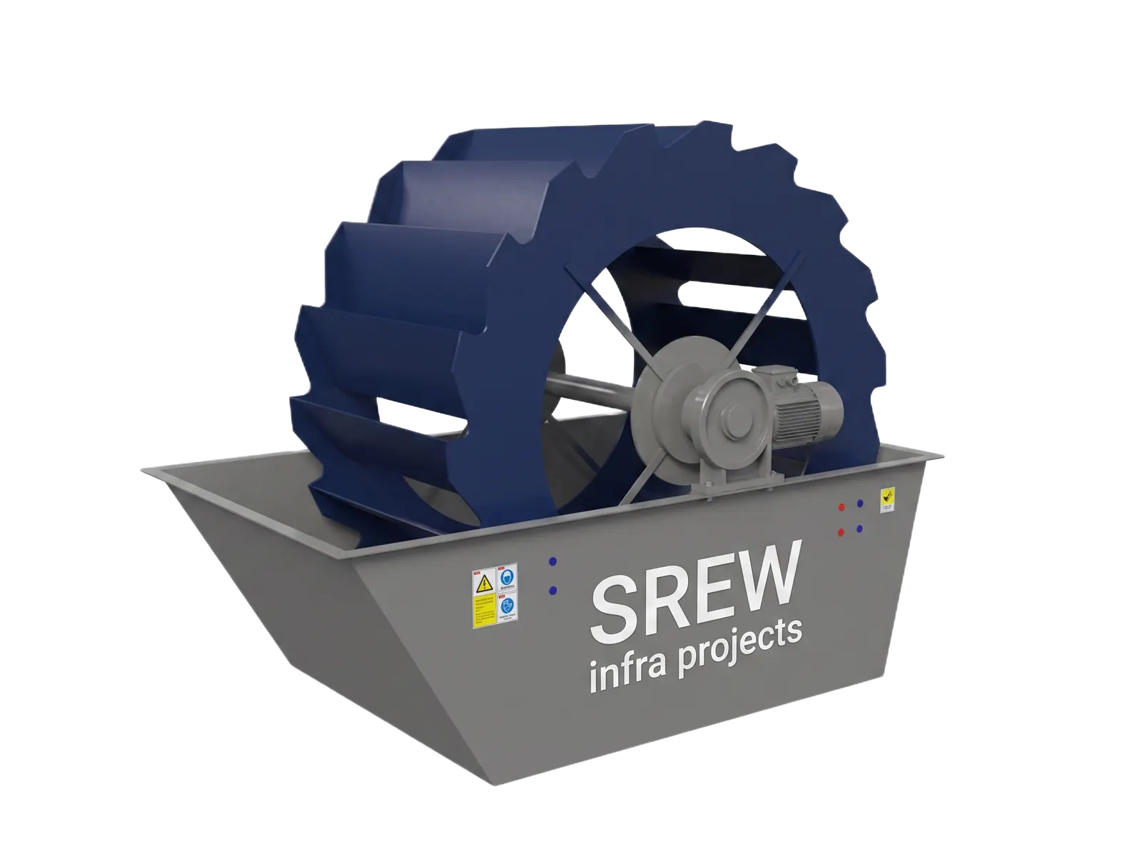 Bucket wheel sand washer built by SREW Projects
