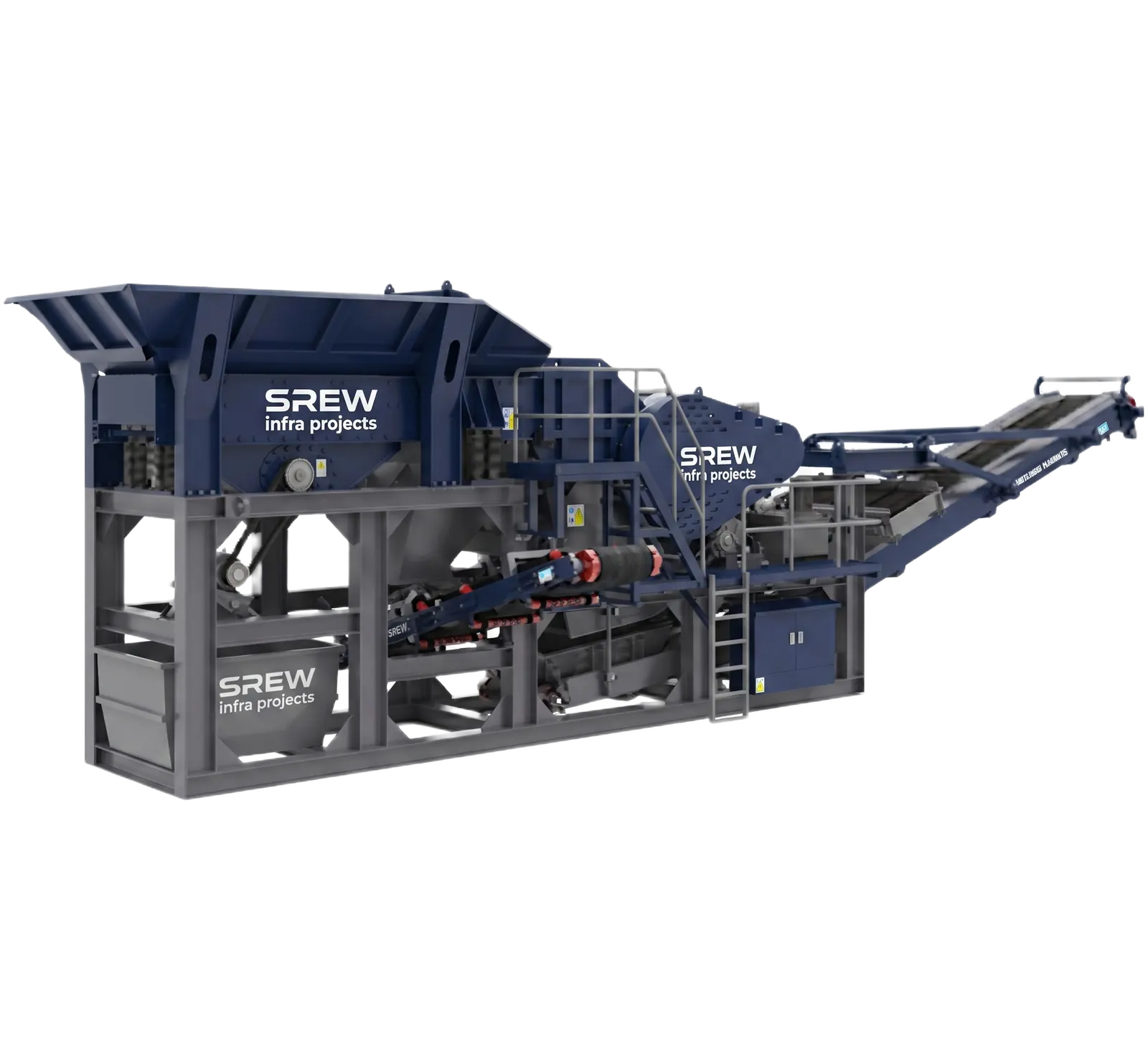 Modular jaw crushing plant built by SREW Projects