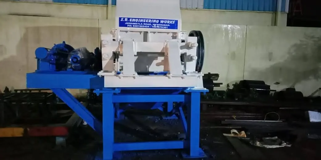 Double roll crusher built at the SREW Projects works