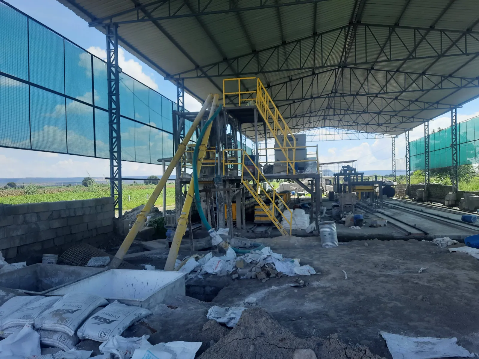 Industrial shed fabrication - SREW Projects, Hyderabad