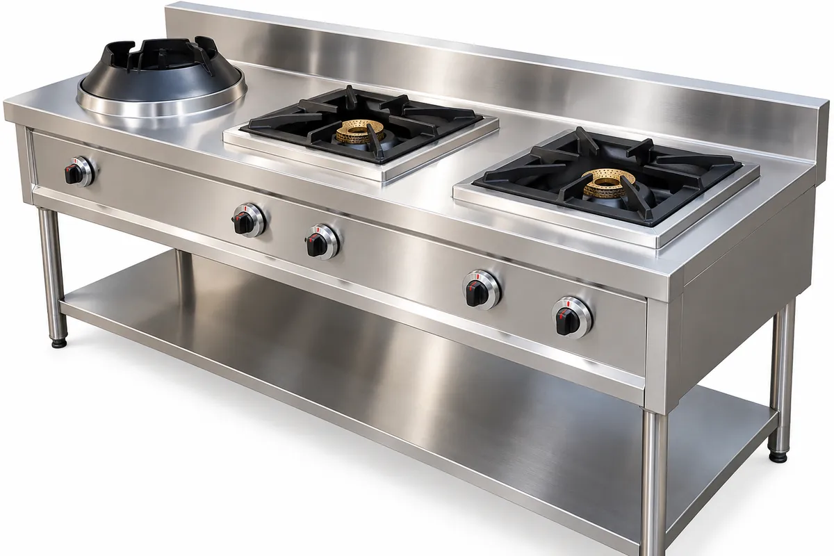 SS Burner Range - stainless steel fabrication by SREW Projects