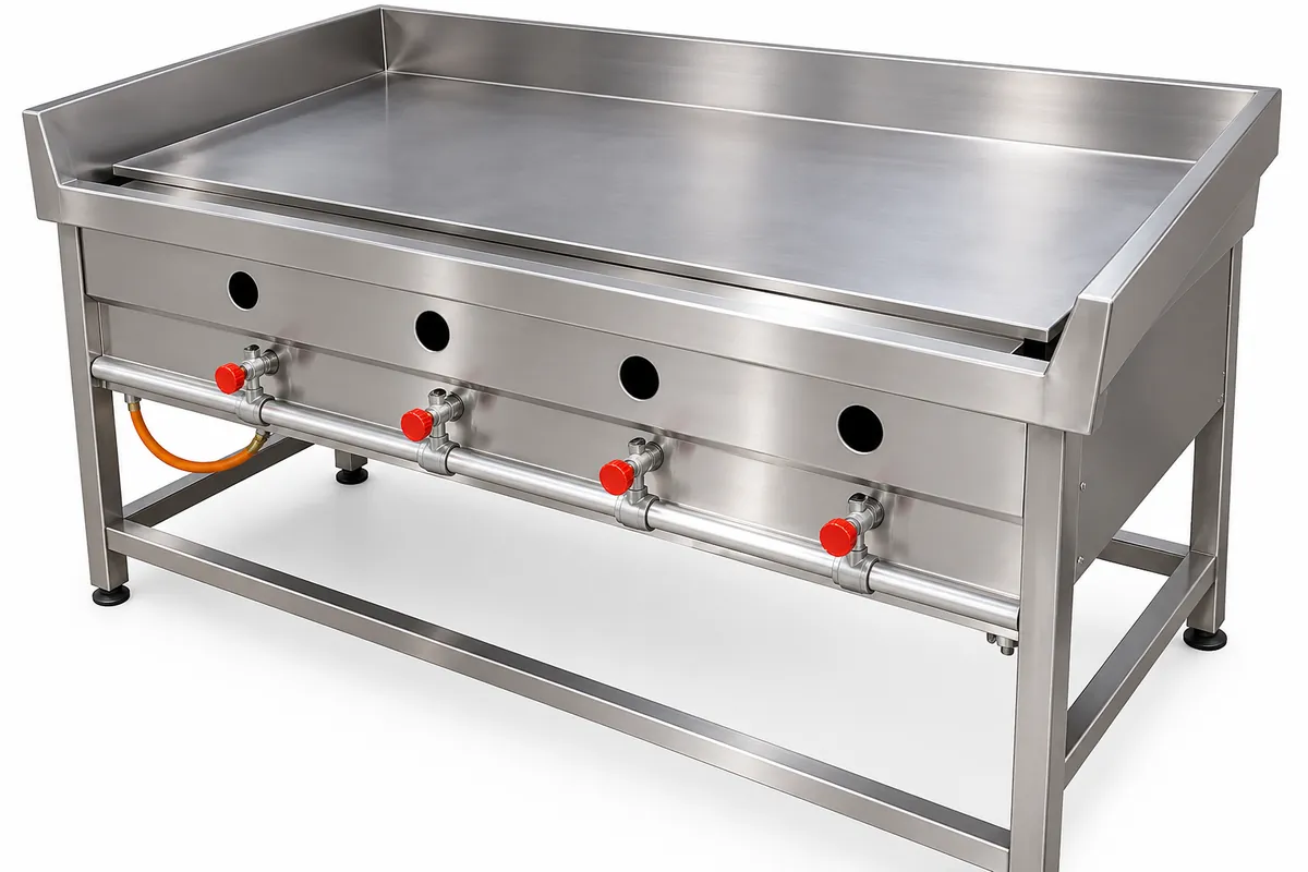 SS Dosa Plate - stainless steel fabrication by SREW Projects