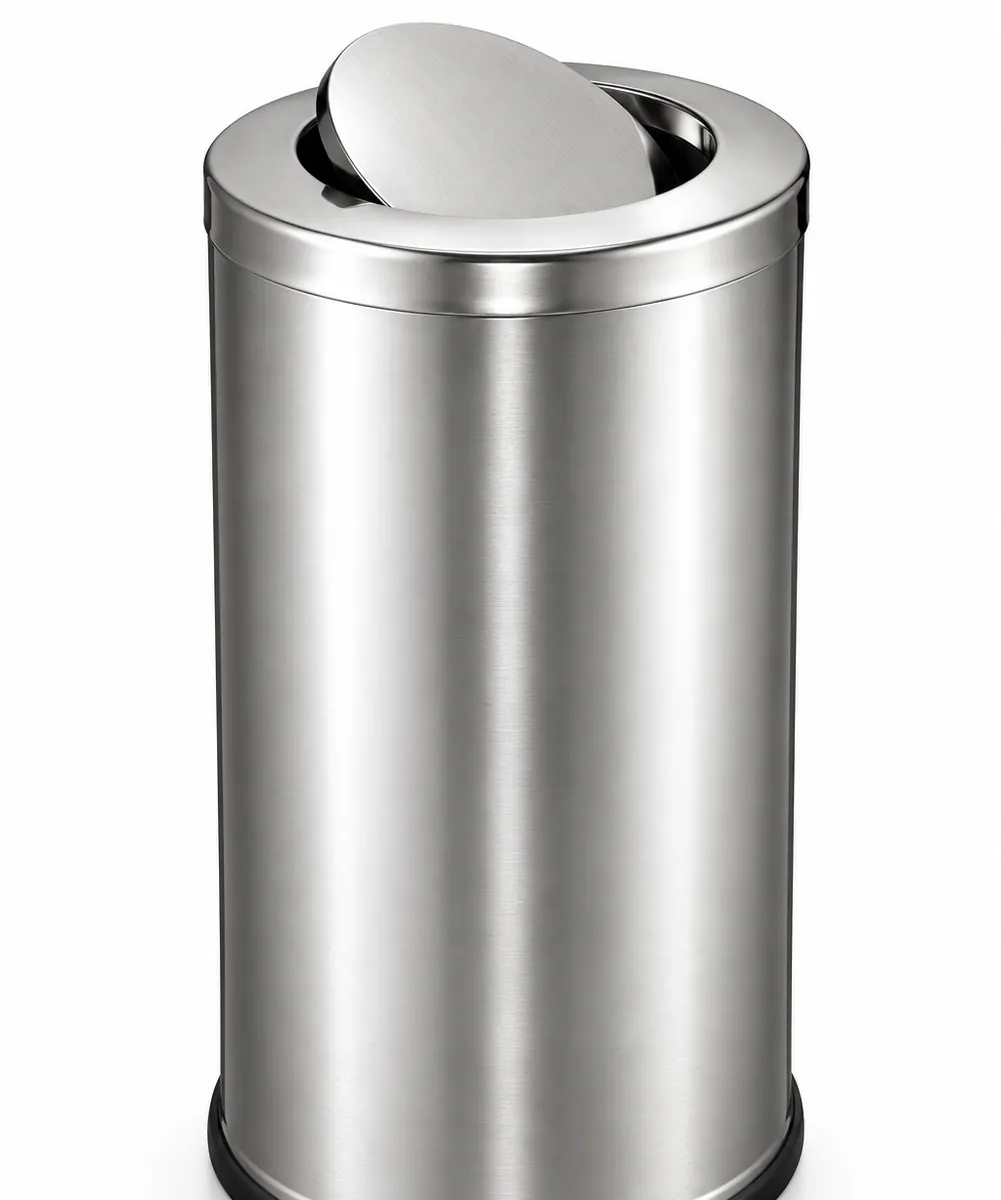 SS Dustbin - stainless steel fabrication by SREW Projects