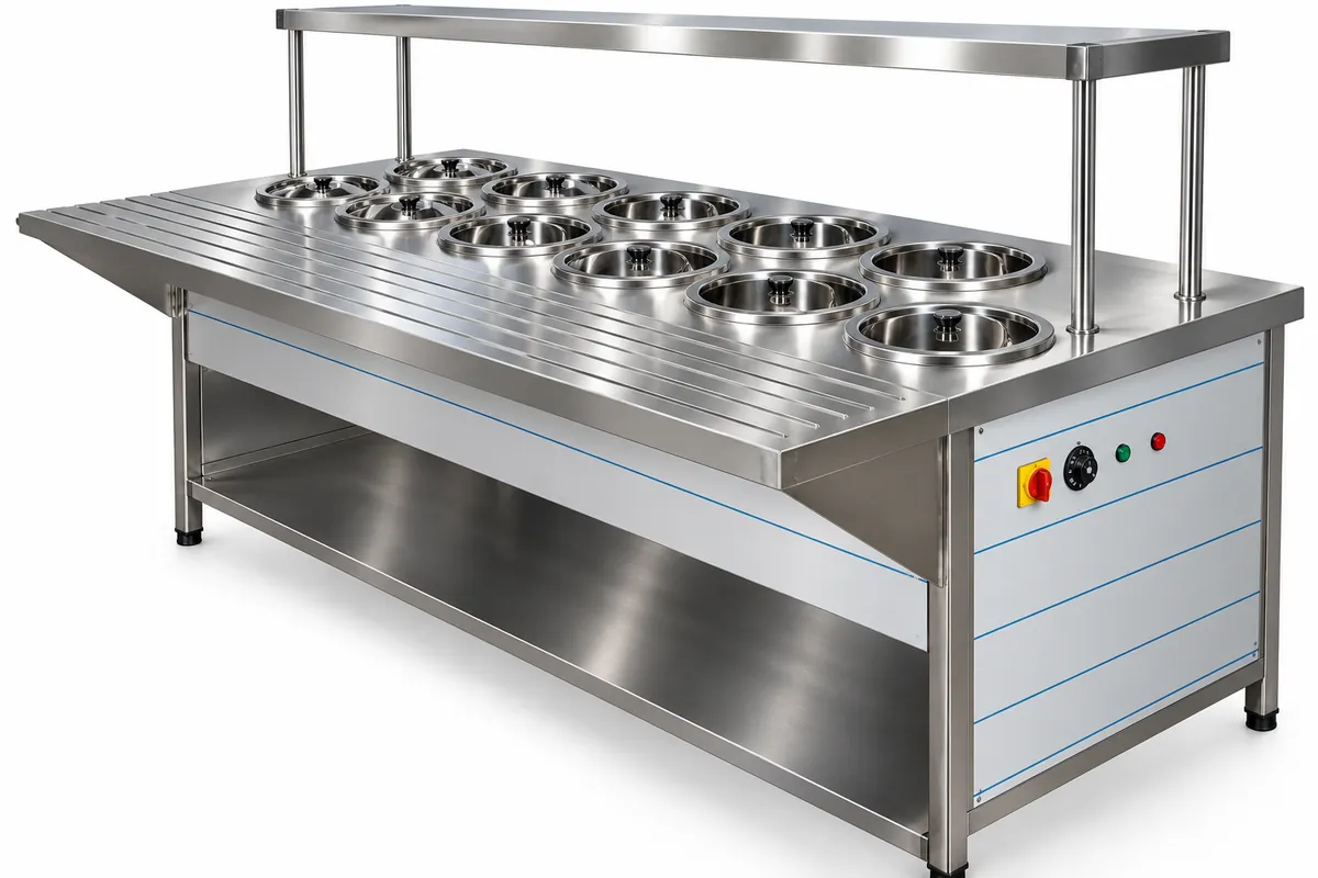 SS Counters, Sinks & Trolleys - SS fabrication by SREW Projects, Hyderabad