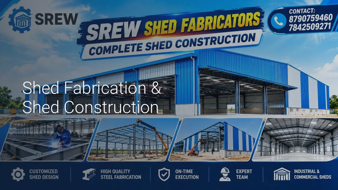 Shed Fabrication & Shed Construction - SREW Projects video