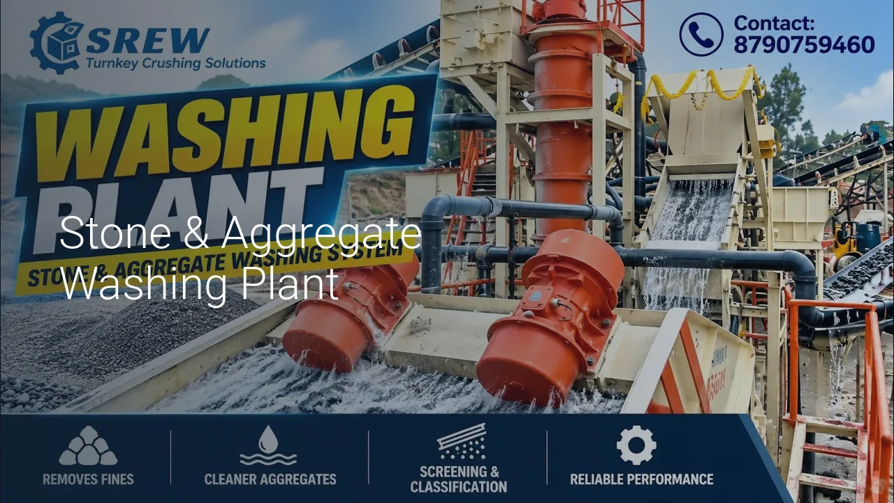 Stone & Aggregate Washing Plant - SREW Projects video