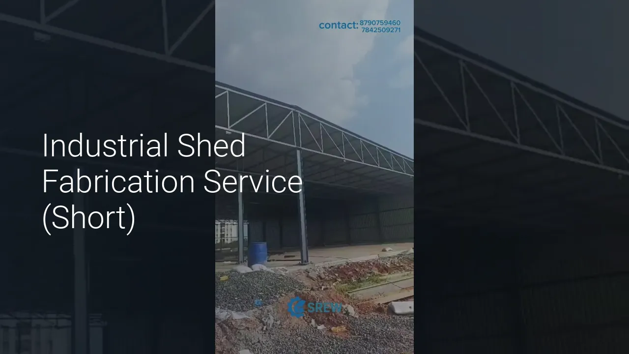 Industrial Shed Fabrication Service (Short) - SREW Projects video